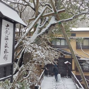 那須岳の麓で、こんこんと湧き出でる湯の川と、お洒落な料理を堪能する【大丸温泉旅館】