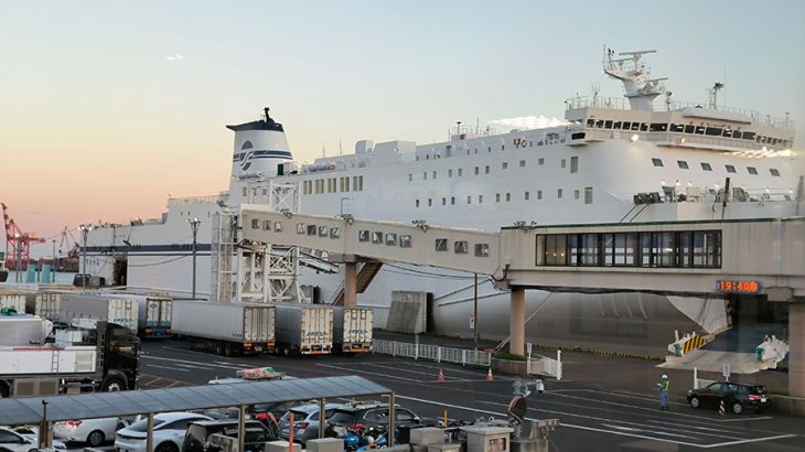 平泉、金蛇神社めぐりと、太平洋フェリー【きたかみ】乗船など